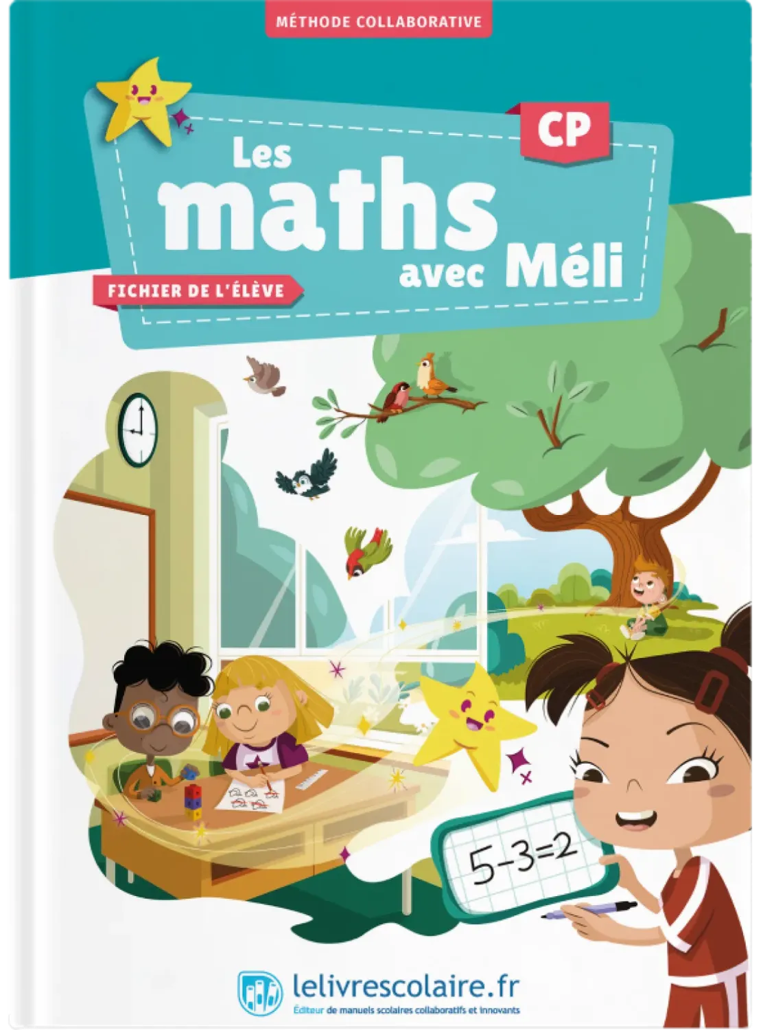 Visuel de la couverture du fichier de l'élève de la méthode maths CP