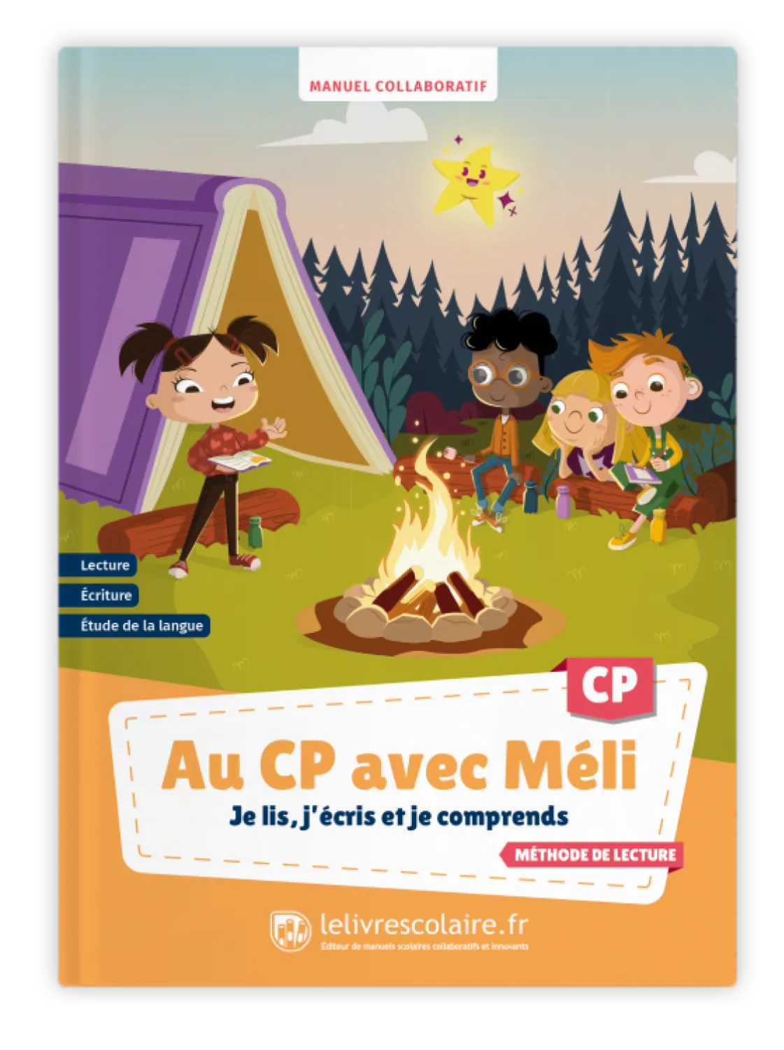 Visuel de la couverture du manuel de l'élève de la méthode lecture CP